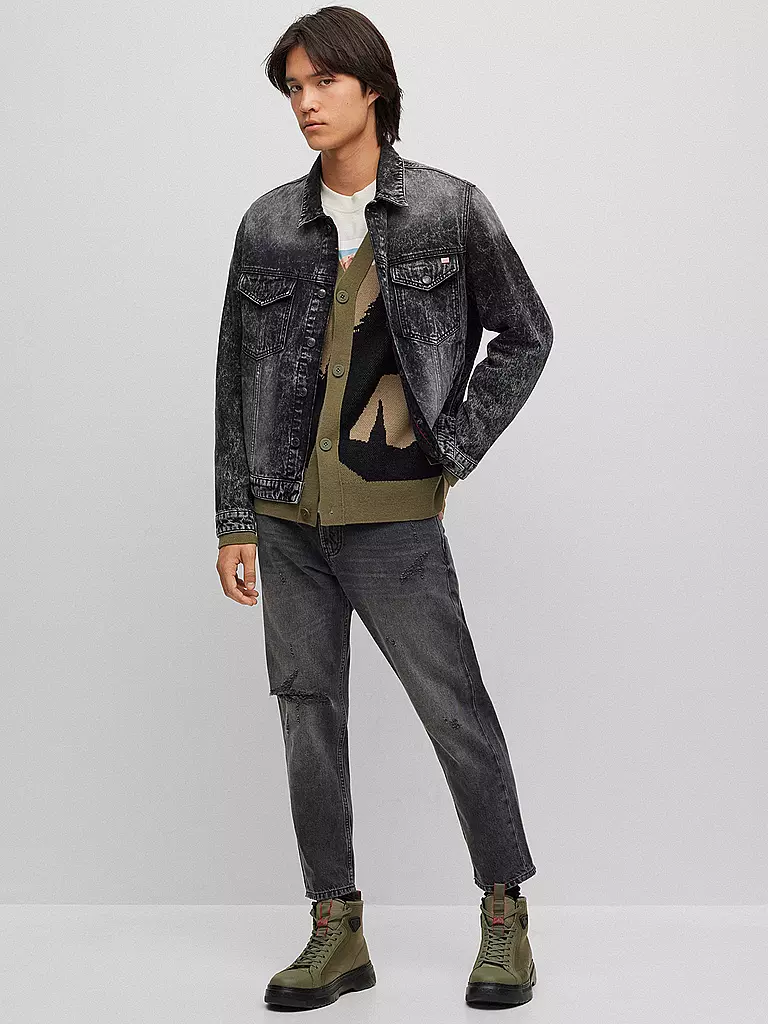 HUGO | Jeansjacke | grau
