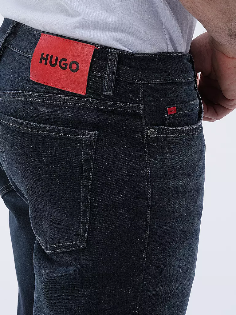 HUGO | Jeansshort | grau