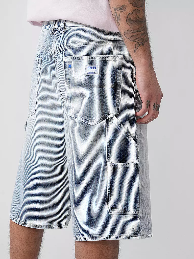 HUGO | Jeansshorts AMAN | hellblau