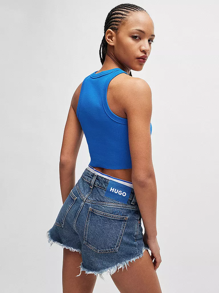 HUGO | Jeansshorts GALARA | blau