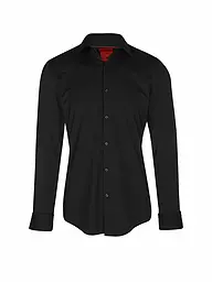 HUGO | Jerseyhemd Slim Fit KENNO | schwarz
