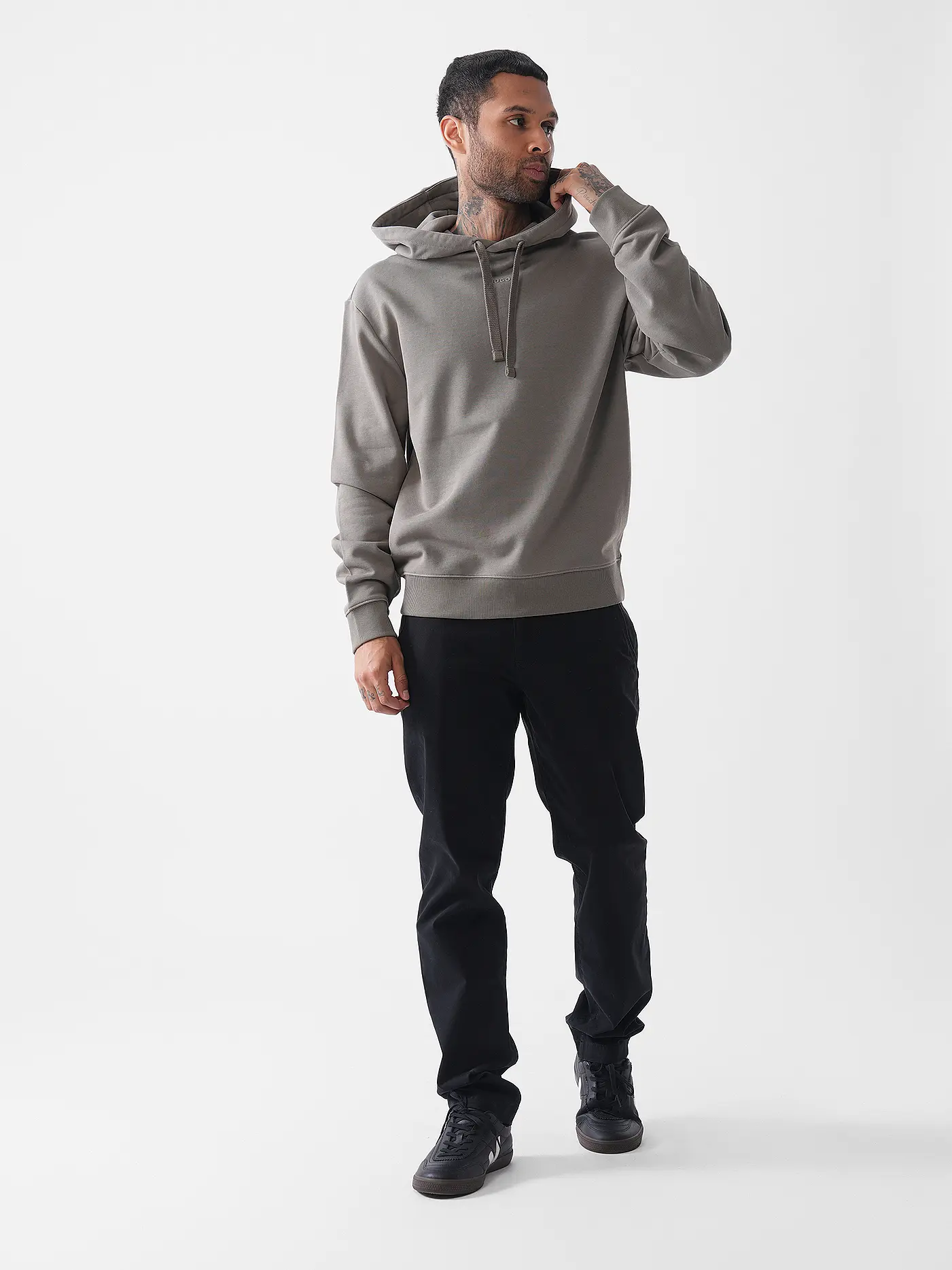 HUGO | Kapuzensweater - Hoodie DAPO | grau