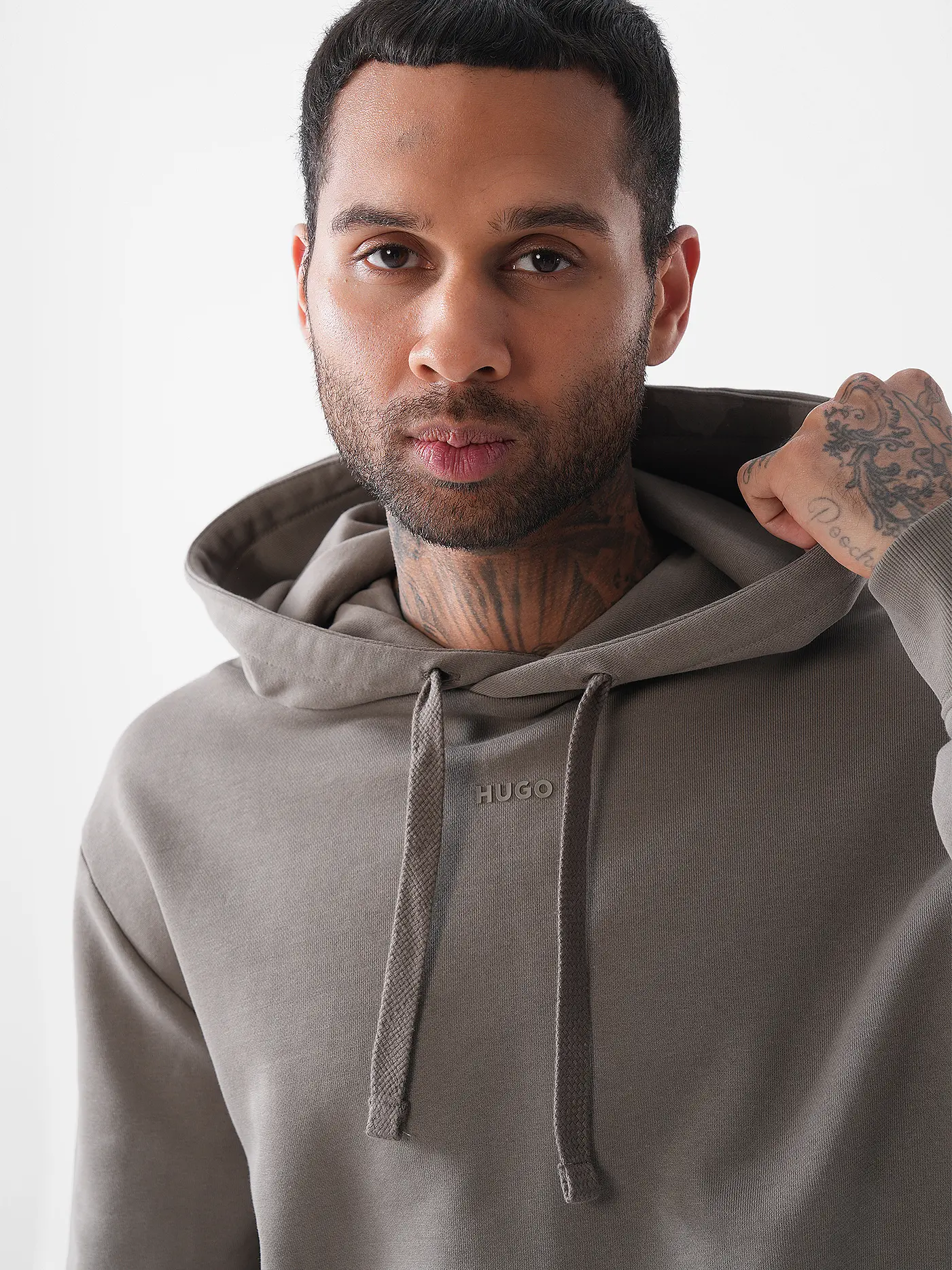 HUGO | Kapuzensweater - Hoodie DAPO | grau
