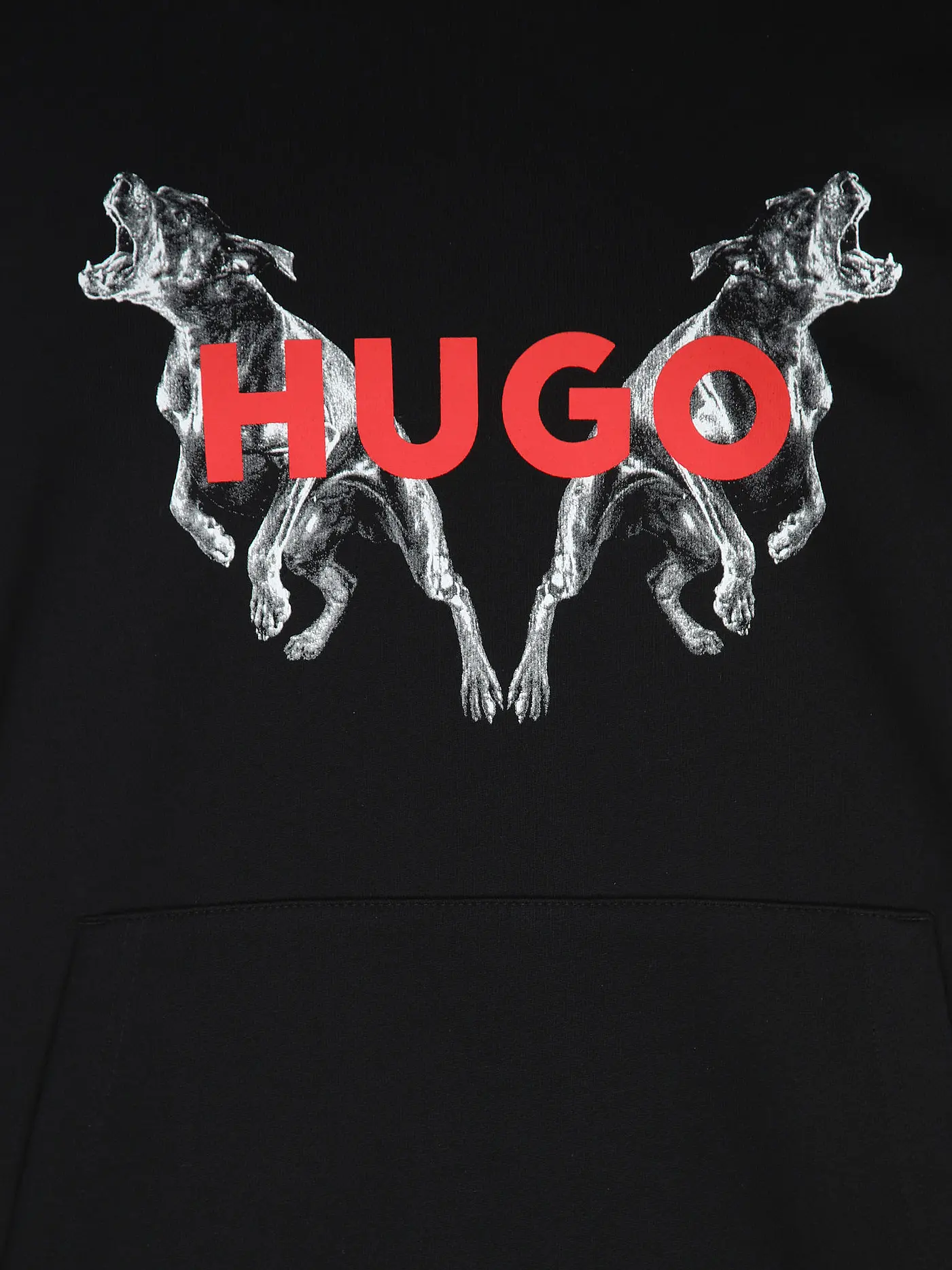 HUGO | Kapuzensweater - Hoodie DUELEYO | schwarz