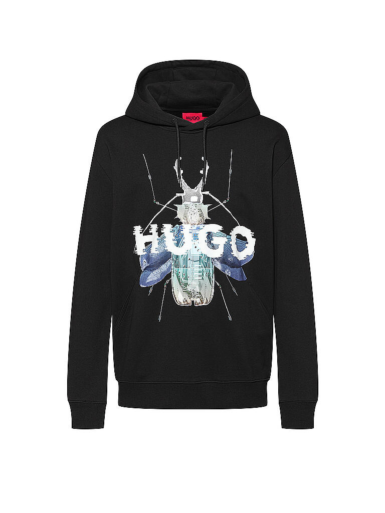 HUGO | Kapuzensweater - Hoodie Dyberbug | schwarz