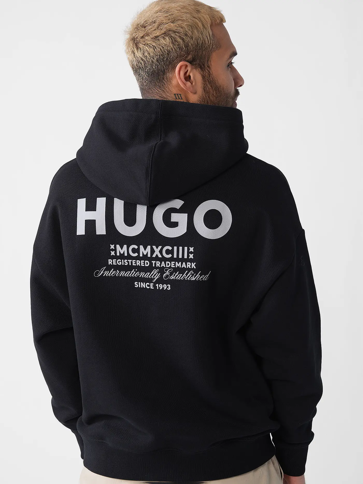 HUGO | Kapuzensweater - Hoodie NAZARDO | schwarz