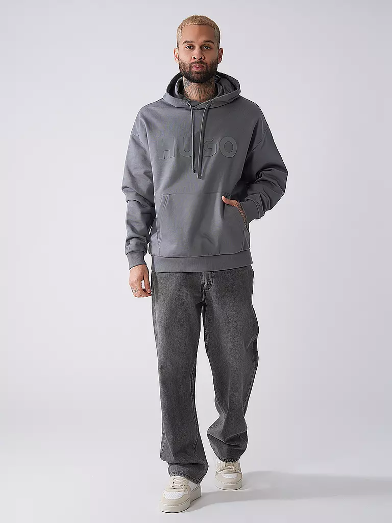 HUGO | Kapuzensweater - Hoodie Oversized Fit DITCHLE | grau