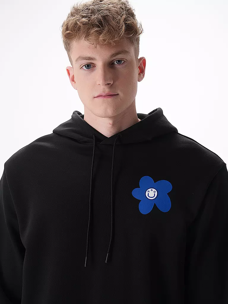 HUGO | Kapuzensweater - Hoodie | schwarz
