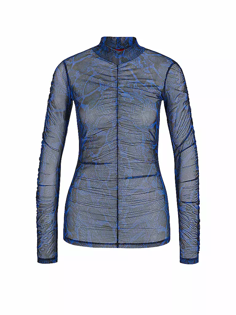 HUGO | Langarmshirt DIKARAU | blau