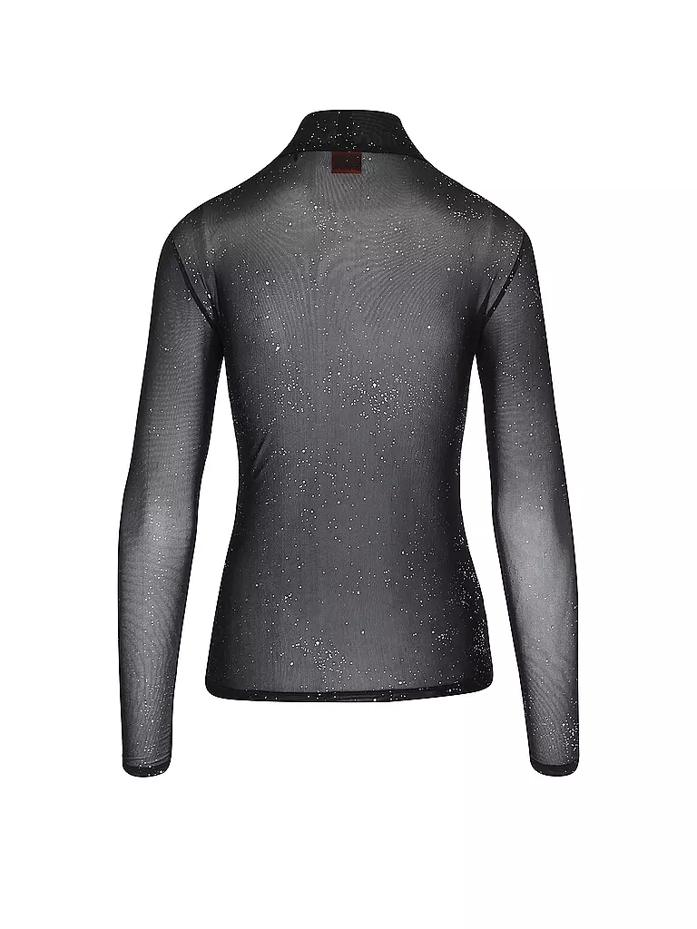HUGO | Langarmshirt DILIONA | schwarz