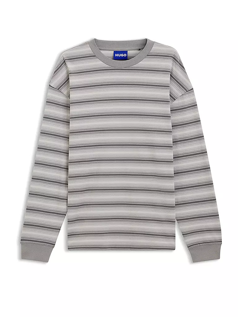 HUGO | Langarmshirt NISOLOG | grau