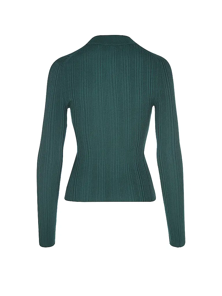 HUGO | Langarmshirt SARPHAMMILK | dunkelgrün