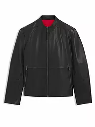 HUGO | Lederjacke LOKIS-3  | schwarz