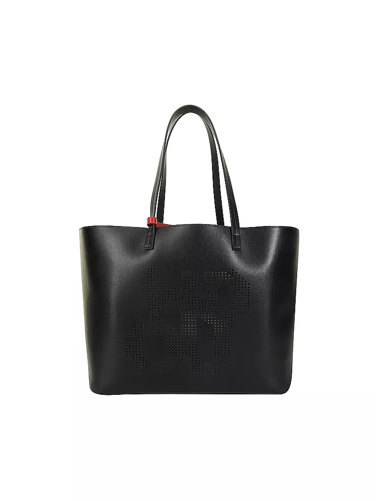 HUGO | Ledertasche - Shopper MAYA Large | schwarz