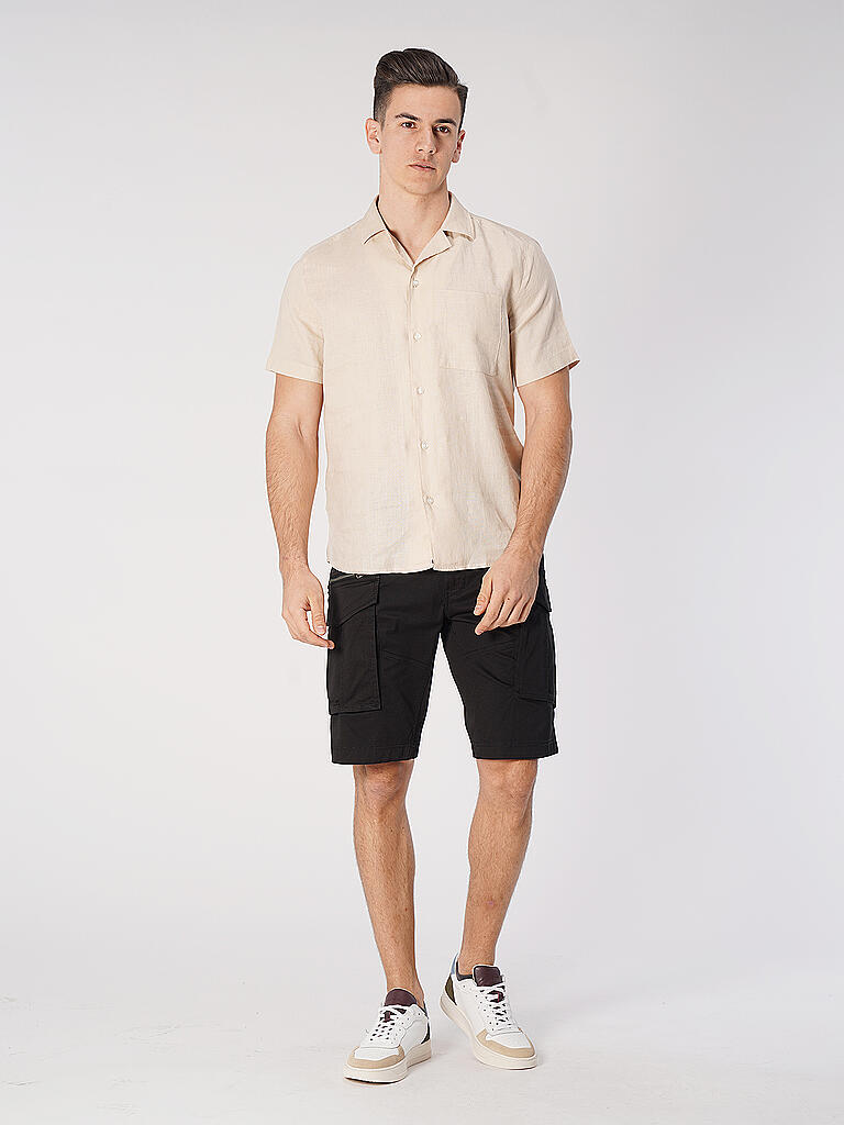 HUGO | Leinenhemd | beige