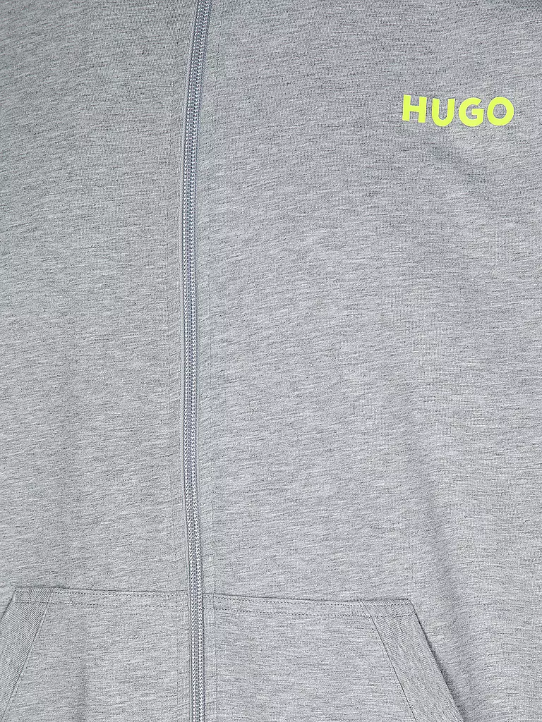 HUGO | Loungewear Jacke | hellgrau