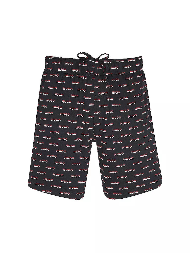 HUGO | Loungewear Shorts SPLIT | schwarz