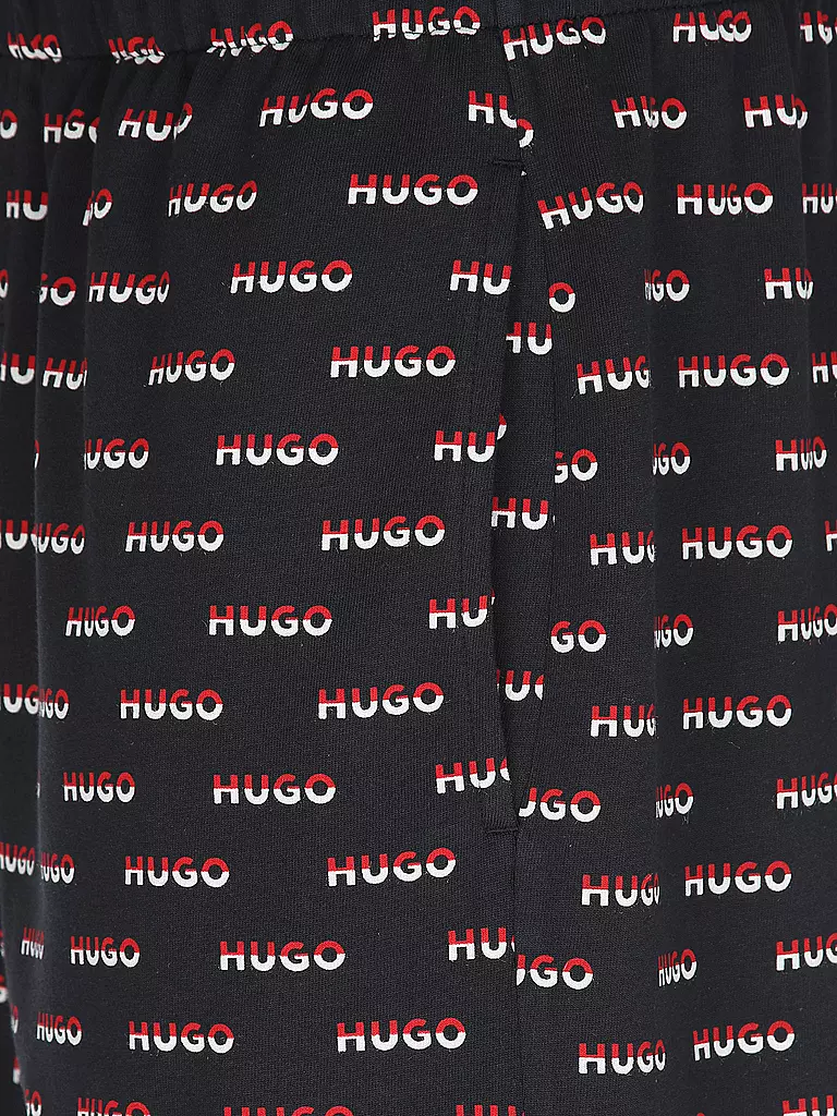 HUGO | Loungewear Shorts SPLIT | schwarz