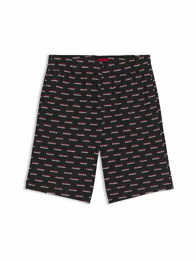 HUGO | Loungewear Shorts SPLIT | schwarz