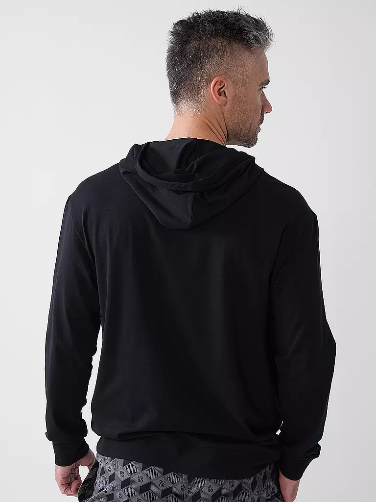 HUGO | Loungwear Sweater LAZE | schwarz