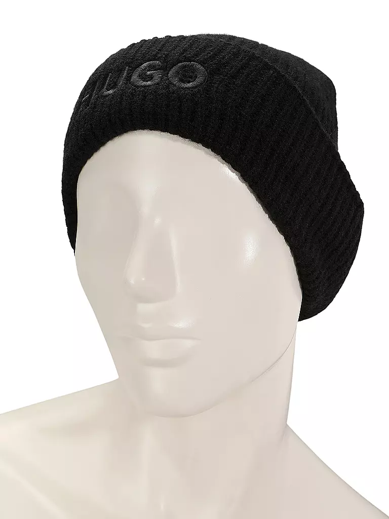 HUGO | Mütze - Haube SOCIAL HAT | schwarz
