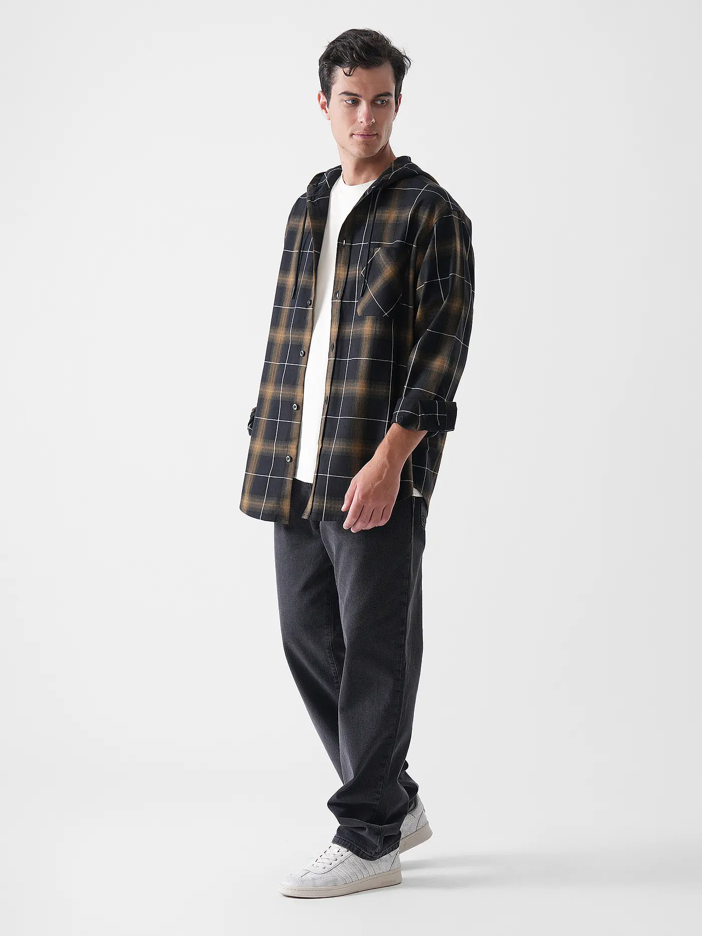 HUGO | Overshirt  | olive