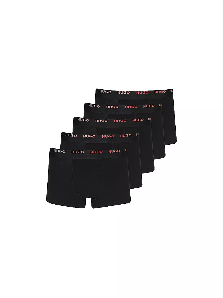 HUGO | Pants 5er Pkg. RAINBOW  black | schwarz