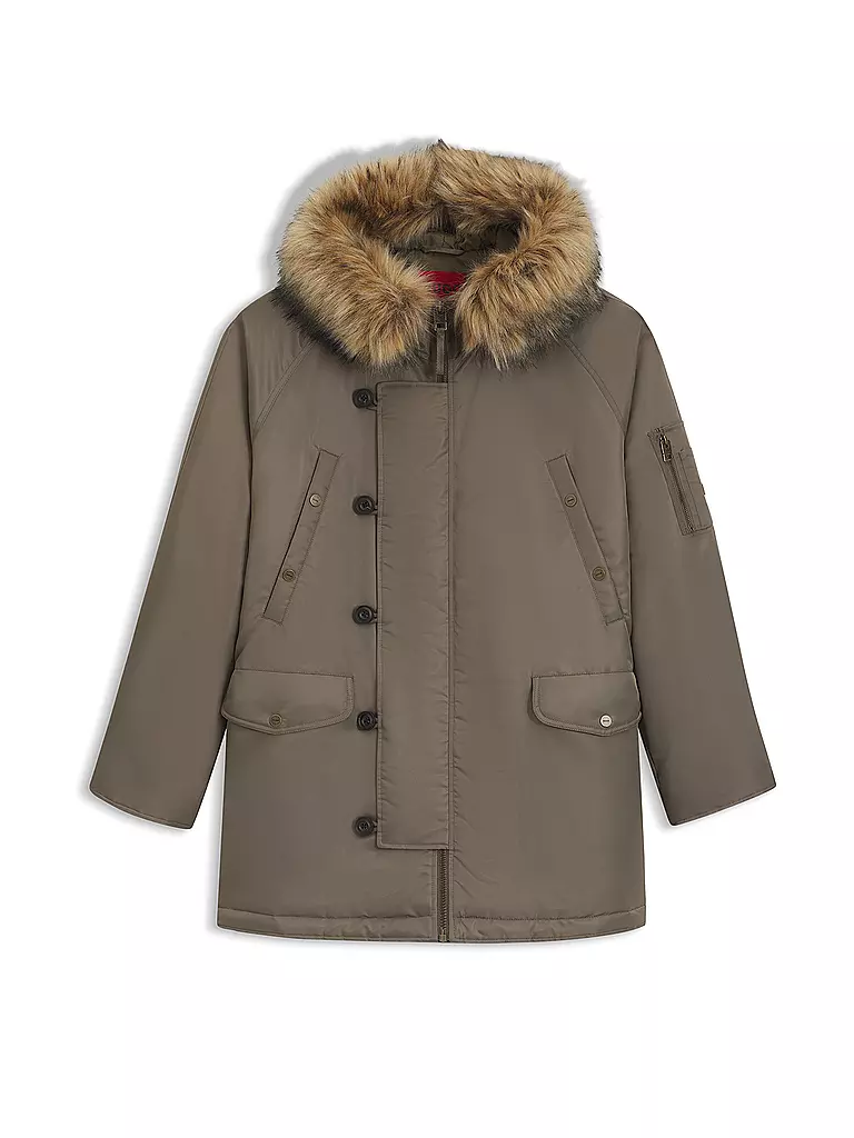 HUGO | Parka MAKARO | grau
