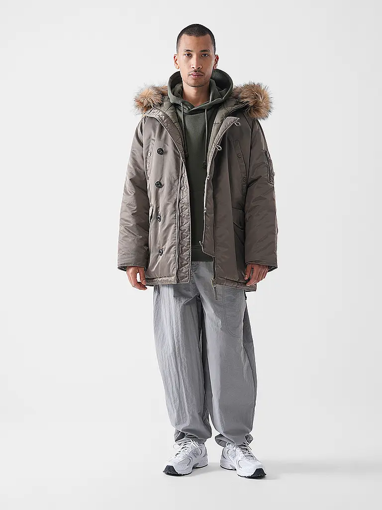 HUGO | Parka MAKARO | grau