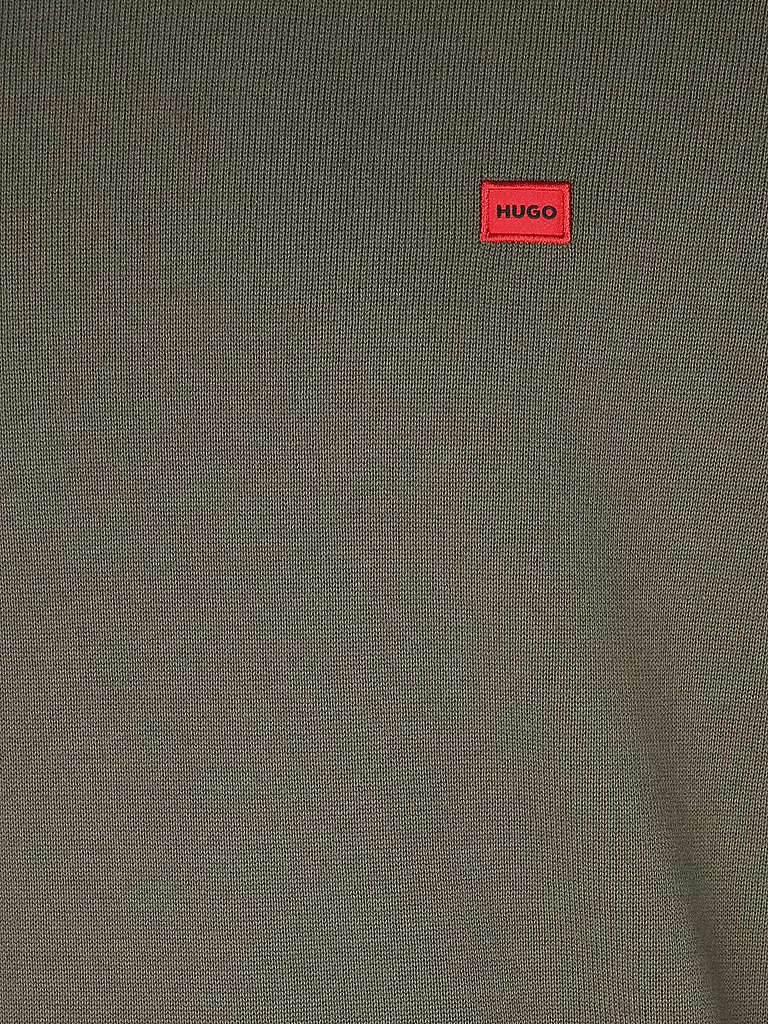 HUGO | Pullover SAN CASSIUS | Olive