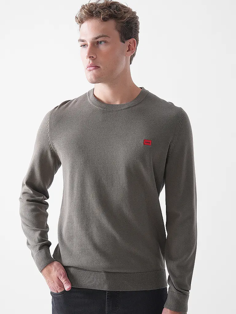 HUGO | Pullover SAN CASSIUS-C1 | grau