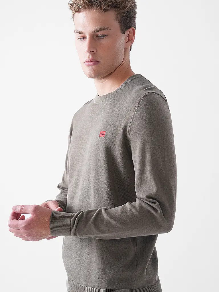 HUGO | Pullover SAN CASSIUS-C1 | grau