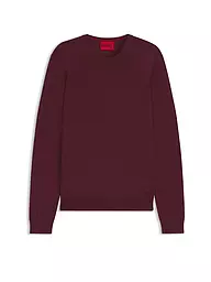 HUGO | Pullover CERDIC | dunkelrot