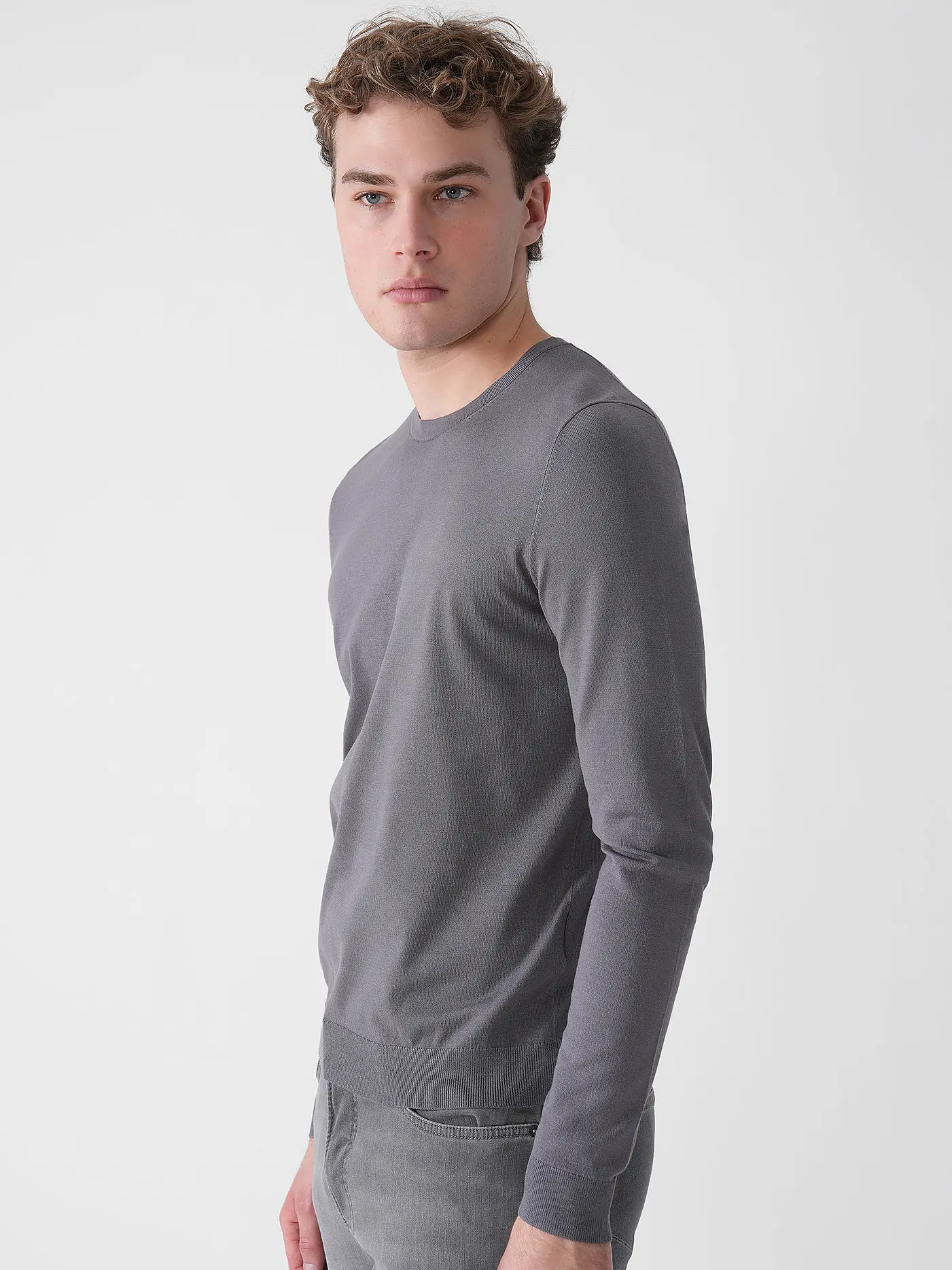 HUGO | Pullover SAN CODY | grau