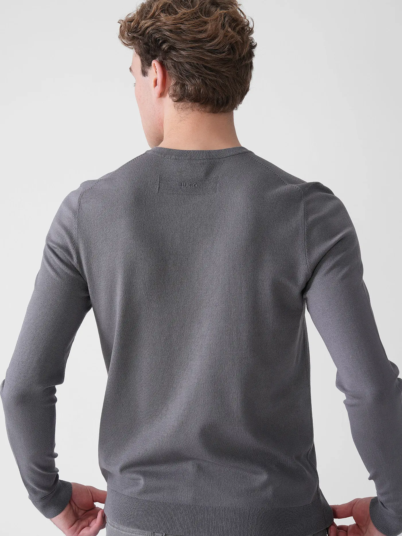 HUGO | Pullover SAN CODY | grau