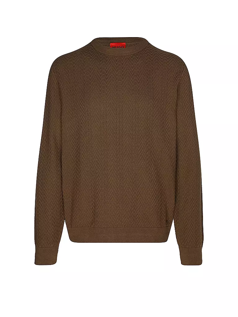 HUGO | Pullover SIMO | braun
