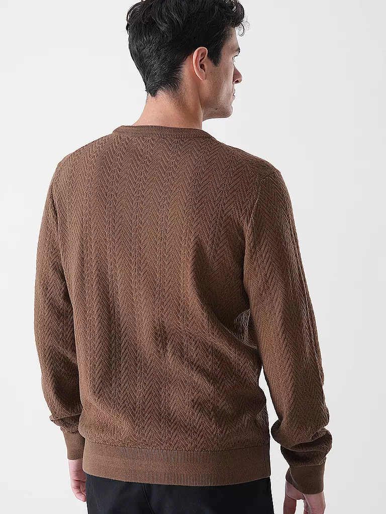 HUGO | Pullover SIMO | braun