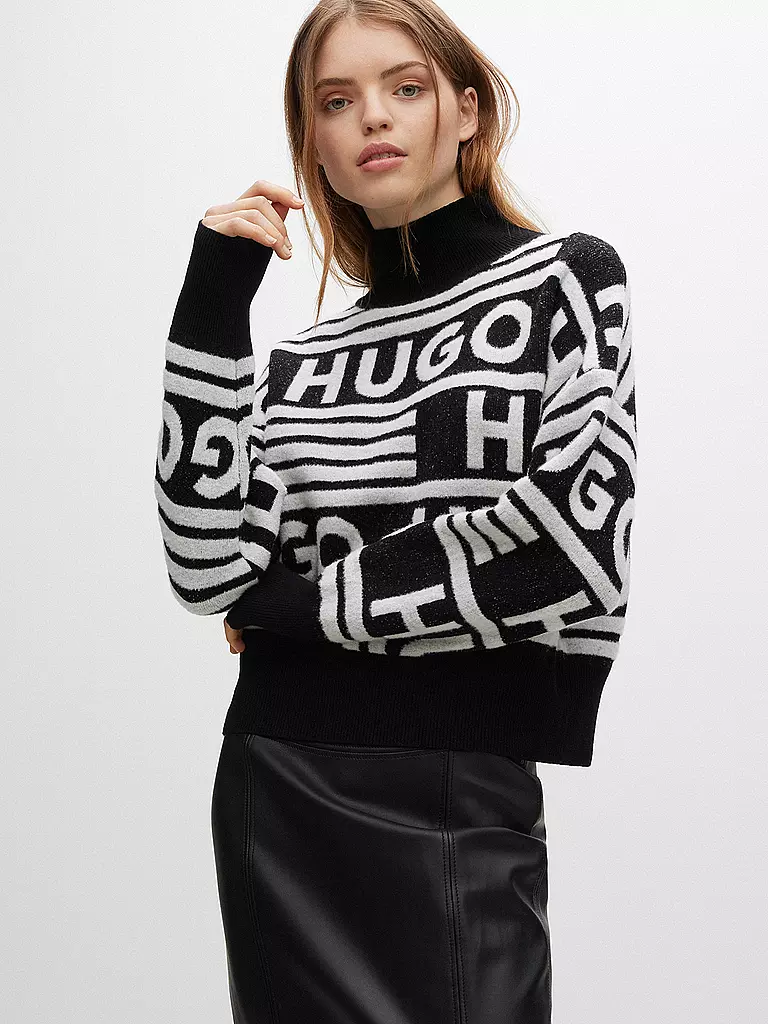 HUGO | Pullover SISMINA | schwarz