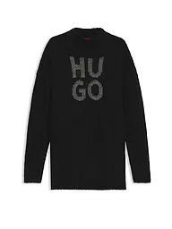 HUGO | Pullover SLOGUIS | schwarz