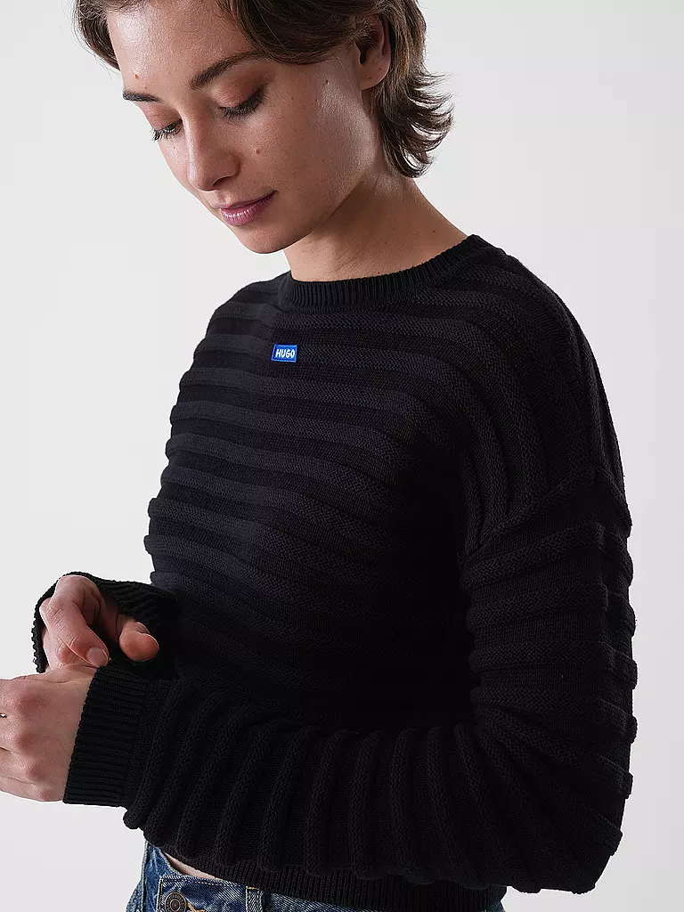 HUGO | Pullover SLUMMYA_B  | schwarz