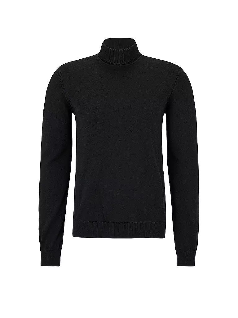 HUGO | Rollkragenpullover  | schwarz