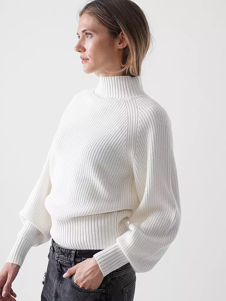 HUGO | Rollkragenpullover SORELLASIO | weiss
