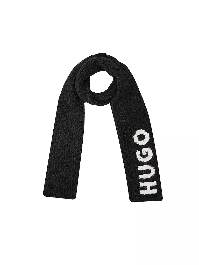 HUGO | Schal | schwarz