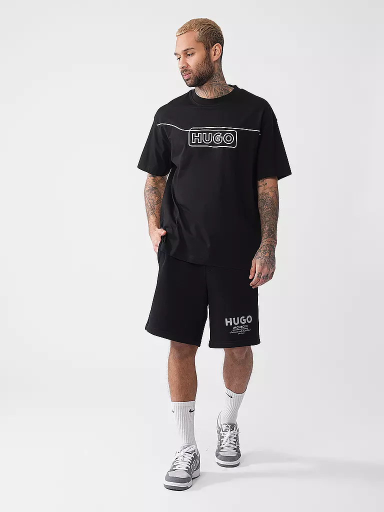 HUGO | Shorts NOMARIO | schwarz