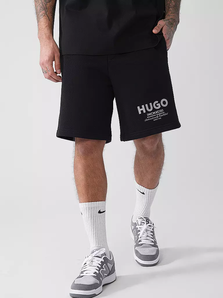 HUGO | Shorts NOMARIO | schwarz