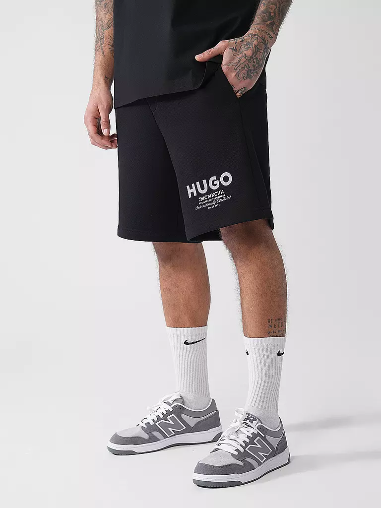 HUGO | Shorts NOMARIO | schwarz