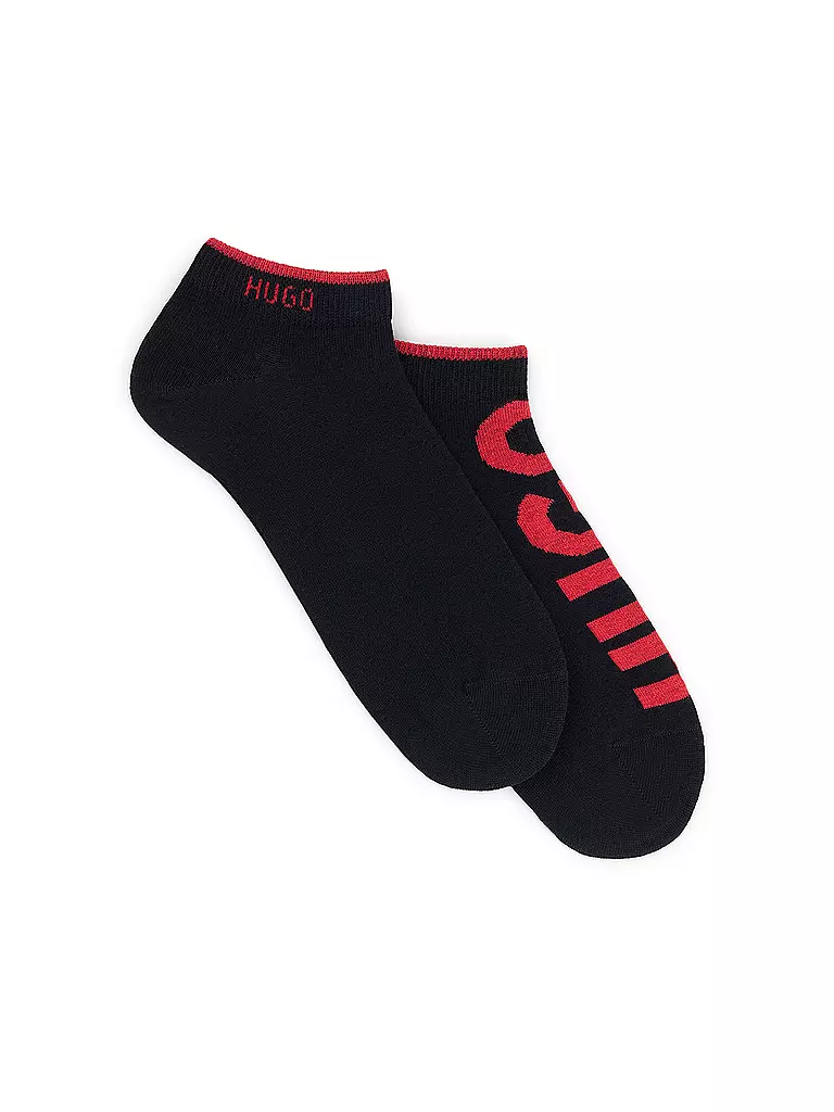 HUGO | Socken 2er Pkg black | schwarz