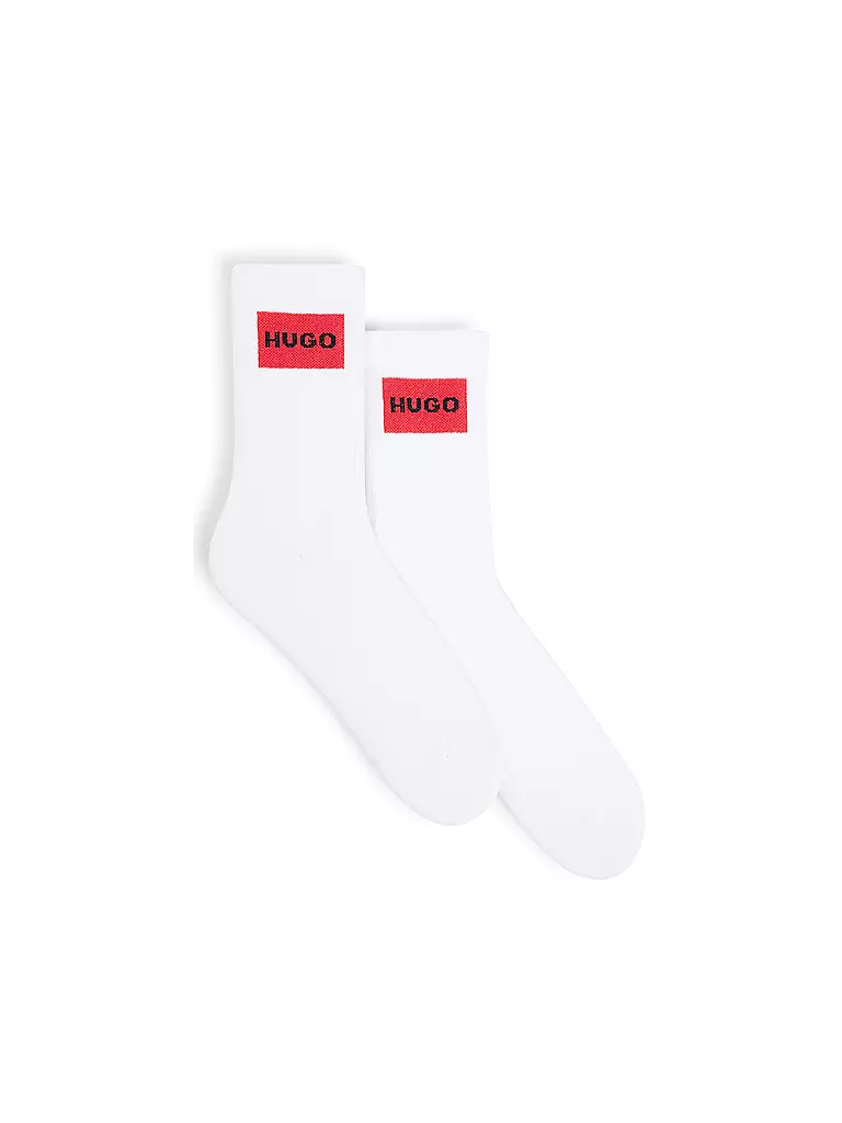 HUGO | Socken 2er Pkg white  | weiss