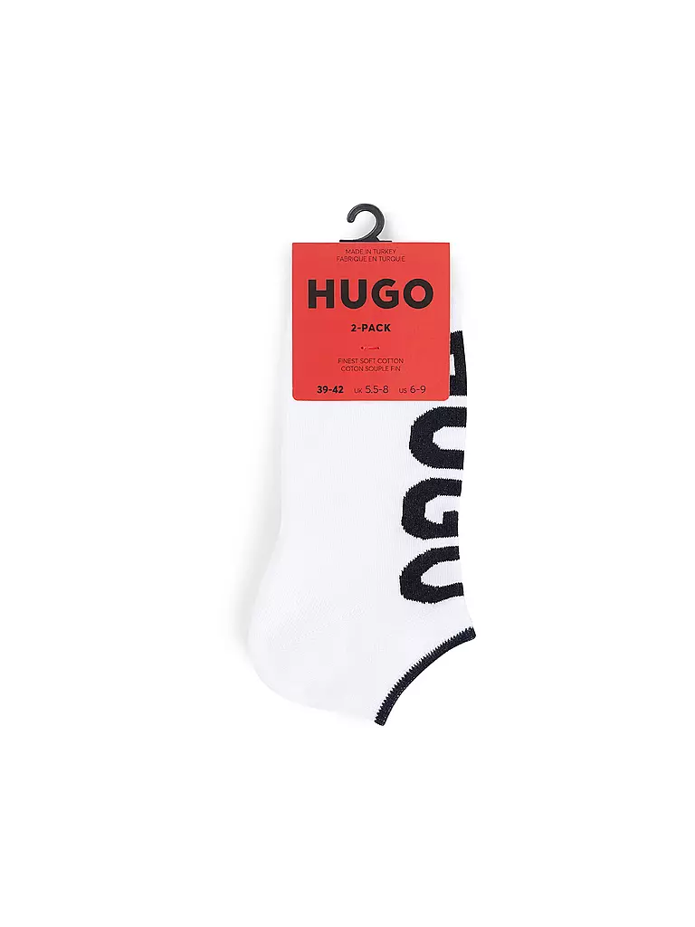 HUGO | Socken 2er Pkg white | schwarz