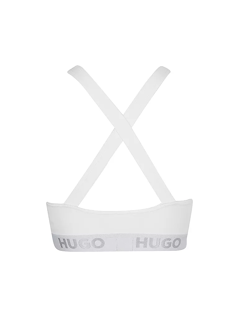 HUGO | Sport Bustier | weiss